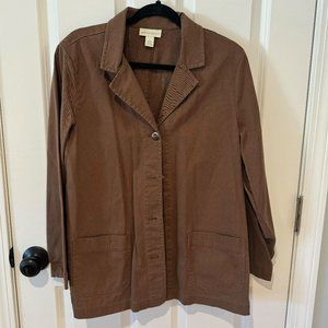 Appleseed's Brown Utility Structured‎ Jacket - Size Large